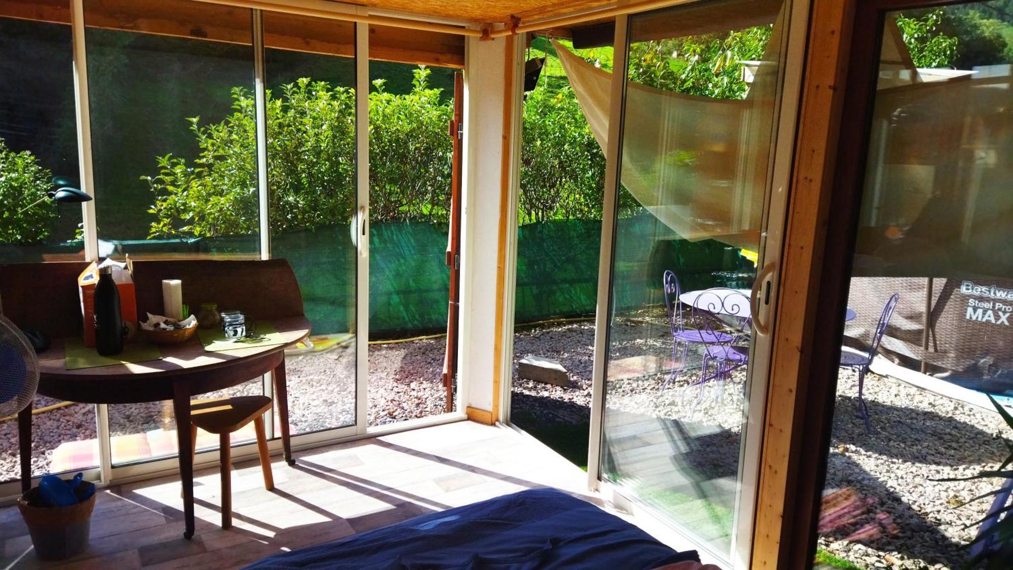 Отель Abri De Jardin Amenage, Chambre Camping Glamour Lalaye Экстерьер фото
